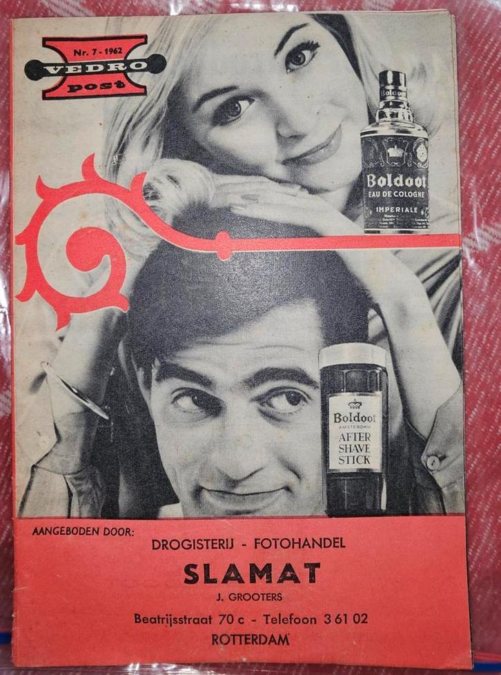 Vintage Slamat Drogisterij Reclame Boekje, Verzamelen, Merken en Reclamevoorwerpen, Gebruikt, Overige typen, Ophalen of Verzenden