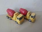 2x ERF 66 GX-truck / betonmolen van Husky Toys 1969, Overige merken, Gebruikt, Ophalen of Verzenden, Bus of Vrachtwagen