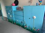 Kledingkasten, Ikea, blauw, Kinderen en Baby's, Kinderkamer | Commodes en Kasten, Ophalen, Gebruikt, Kast, 50 tot 70 cm