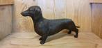 Bronzen beeld / TECKEL / 35 cm, Nieuw, Ophalen of Verzenden, Beeldje of Figuurtje, Hond of Kat