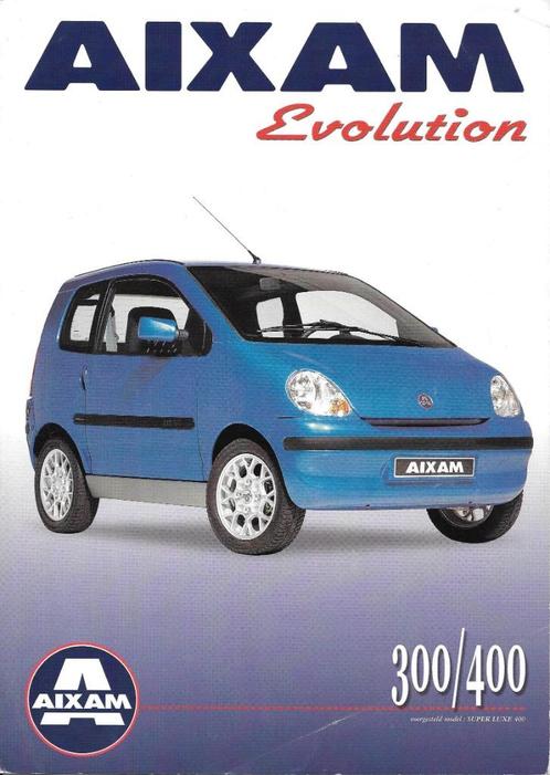 AIXAM minicollectie brochures, Boeken, Auto's | Folders en Tijdschriften, Zo goed als nieuw, Overige merken, Ophalen of Verzenden