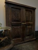 Oud kozijn met luiken India oosters sober sleets, Ophalen