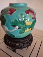 Chinese Wang Bing Rong gemberpot-kraanvogel- ca.1940, Ophalen of Verzenden