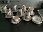 Hearts & Flowers 15 kop en schotels, 6 losse schotels, Antiek en Kunst, Antiek | Servies compleet, Ophalen