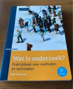 Wat is onderzoek? - Nel Verhoeven [ISBN 9789462363632], Boeken, Zo goed als nieuw, Nel Verhoeven, Beta, HBO