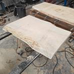 Boomstam tafel blad salontafel. Populier gedroogd., Ophalen, Nieuw, 50 tot 100 cm, Minder dan 50 cm