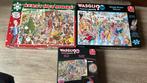 Puzzels wasgij en kerst met Andre kwf legpuzzel 3x, Ophalen of Verzenden, 500 t/m 1500 stukjes, Gebruikt, Legpuzzel