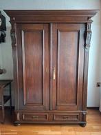 Prachtige antieke eiken kast uit 1890, Ophalen