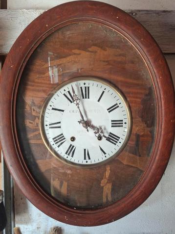 Antieke Comtoise Huwelijksklok, 1870 beschikbaar voor biedingen