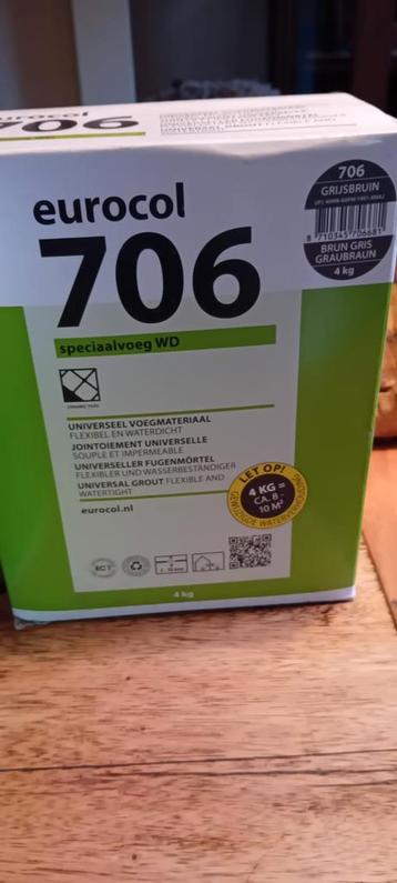 Eurocol 706 Speciaalvoeg WD - Grijsbruin beschikbaar voor biedingen