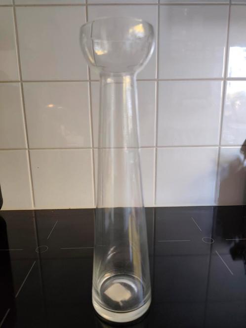 Hoog glazen hyacintglas, 30 cm hoog, Huis en Inrichting, Woonaccessoires | Vazen, Zo goed als nieuw, Overige kleuren, Minder dan 50 cm