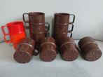 Vintage Mepal Bekers - Jaren 70/80, Huis en Inrichting, Overige materialen, Gebruikt, Overige typen, Ophalen of Verzenden