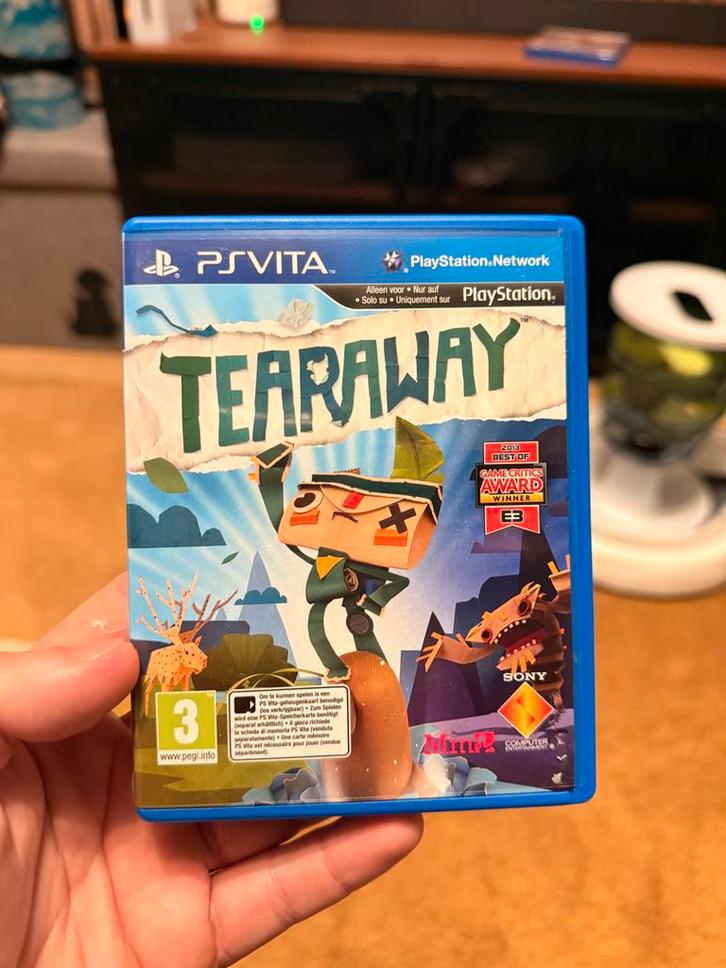 Tearaway PS Vita - Avontuur in Papier!, Spelcomputers en Games, Games | Sony PlayStation Vita, Gebruikt, Platform, 1 speler, Vanaf 7 jaar