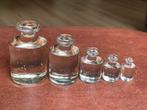 5 decoratieve gewichten van glas, Antiek en Kunst, Curiosa en Brocante, Ophalen of Verzenden