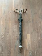 Vintage en zeldzaam. Zeer stevige Paraplu Zitstok. Merk: ÑK, Ophalen of Verzenden, Grijs