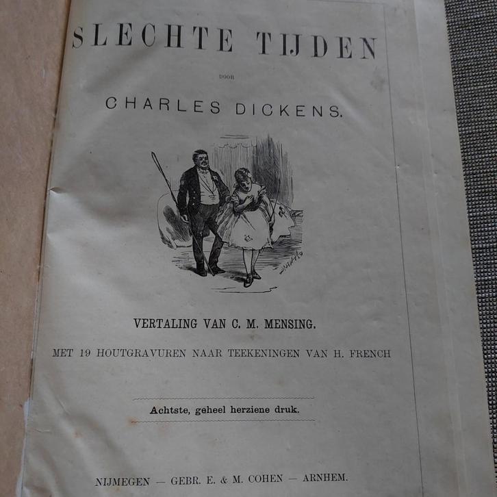 Slechte Tijden - Charles Dickens, Antiek en Kunst, Antiek | Boeken en Bijbels, Ophalen of Verzenden