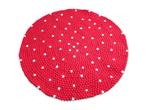 Bolletjes vloerkleed 150cm dia - gevilte 100% wol - SALE!, Rond, Nieuw, Ophalen of Verzenden, Rood
