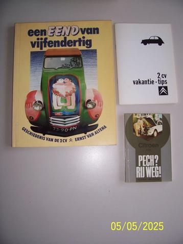 Citroën 2cv boeken beschikbaar voor biedingen
