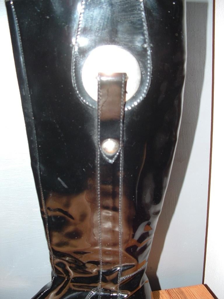 Lakleren ( echt leer) laarzen maat 37 van het merk Diva, Kleding | Dames, Schoenen, Hoge laarzen, Zwart, .Diva, Ophalen of Verzenden