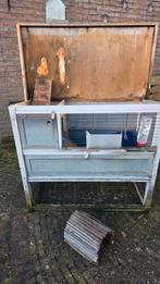 Compleet konijnenhok voor buiten, Dieren en Toebehoren, Knaagdieren en Konijnen | Hokken en Kooien, Ophalen, 90 cm of meer, Hok