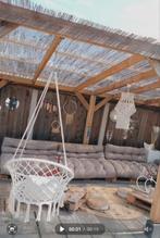 Palletbanken set met kussens + tafeltjes, Ophalen, Gebruikt, Hout