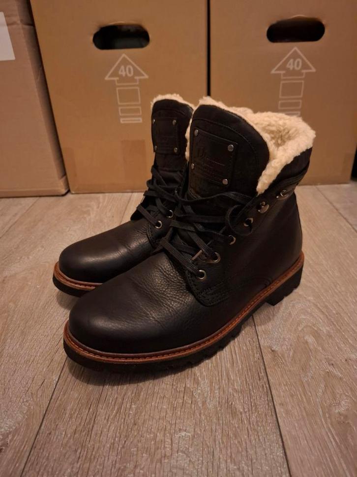 Panama Jack Aviator heren leren veterboots zwart, maat 43, Kleding | Heren, Schoenen, Zo goed als nieuw, Boots, Zwart, Ophalen of Verzenden