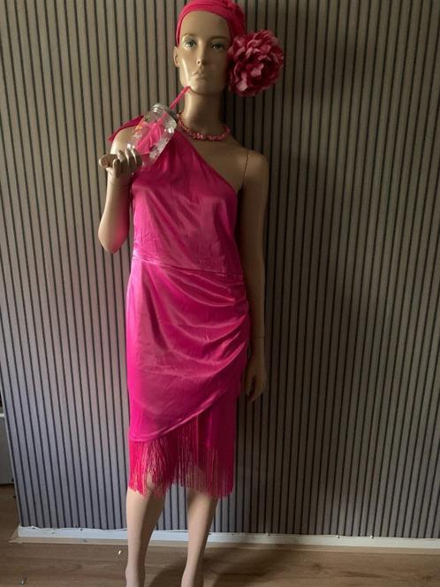 Toppers Tropicana Tropisch fuchsia jurk L set nieuw, Kleding | Dames, Carnavalskleding en Feestkleding, Nieuw, Kleding, Overige thema's