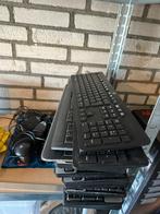 Partij toetsenborden hp logitech met muizen, Toetsenbord en muis-set, Zo goed als nieuw, Ophalen