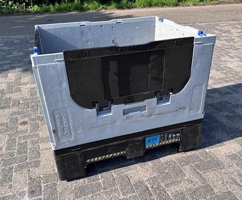 Kunststof palletbox inklapbaar 120x100cm, Doe-het-zelf en Verbouw, Kratten en Dozen, Zo goed als nieuw, 100 cm of meer, 50 cm of meer