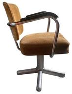 Vintage bureaustoel, Ophalen, Gebruikt, Geel, Bureaustoel