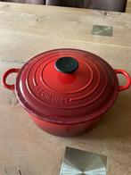 Le Creuset 24, Huis en Inrichting, Ophalen, Gebruikt, Gietijzer, Koekenpan of Braadpan