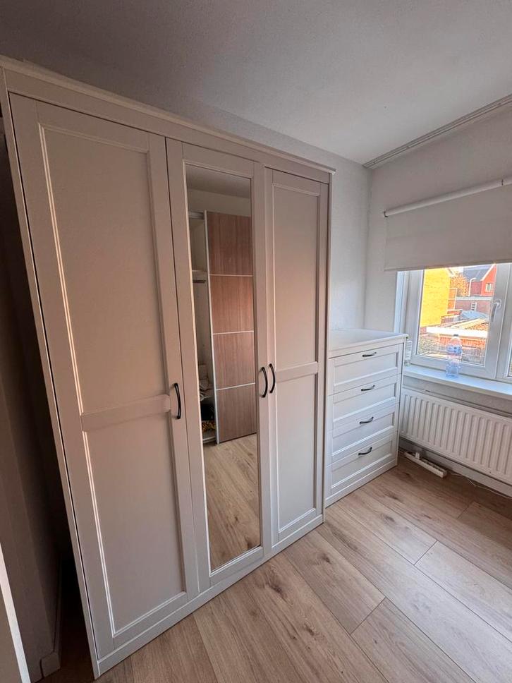 Ikea Kledingkast 3-deurs - Opknapper, Huis en Inrichting, Kasten | Kledingkasten, Gebruikt, 200 cm of meer, 150 tot 200 cm, 50 tot 75 cm