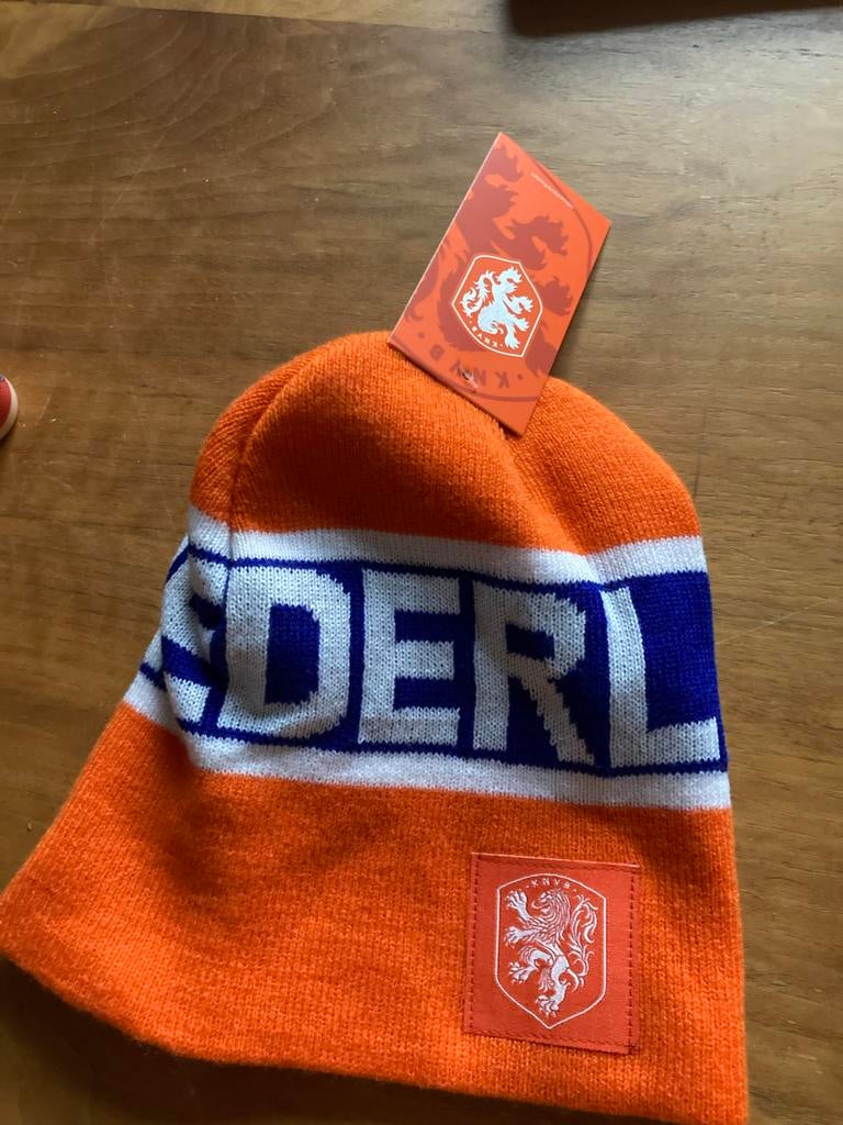 Nieuw Oranje KNVB Olympische Schaatsmuts, Ophalen of Verzenden, Nieuw, One size fits all, Hoed