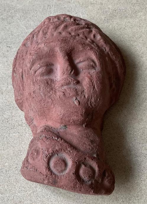 Oud keramiek reliëf gezicht waarschijnlijk een bodem vondst, Antiek en Kunst, Antiek | Keramiek en Aardewerk, Verzenden