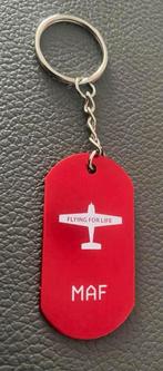 Sleutelhanger MAF (Mission Aviation Fellowship)., Ophalen of Verzenden, Zo goed als nieuw, Overige typen