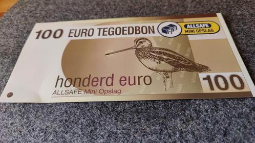 Tegoed bon voor huren van box ALL Safe, Tickets en Kaartjes, Kortingen en Cadeaubonnen, Eén persoon, Overige typen, Cadeaubon