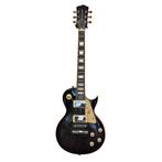 Gypsy Rose Les-Paul Stijl, Electrische Gitaar, Zwart/Creme/G, Flex Ltd., Gebruikt, https://flex.com/contact-us, Nobelstraat 10, 5807 GA Oostrum LB, Limburg, Nederland