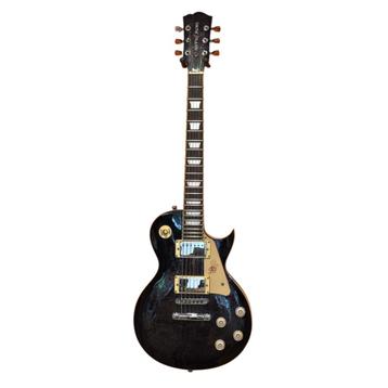 Gypsy Rose Les-Paul Stijl, Electrische Gitaar, Zwart/Creme/G beschikbaar voor biedingen