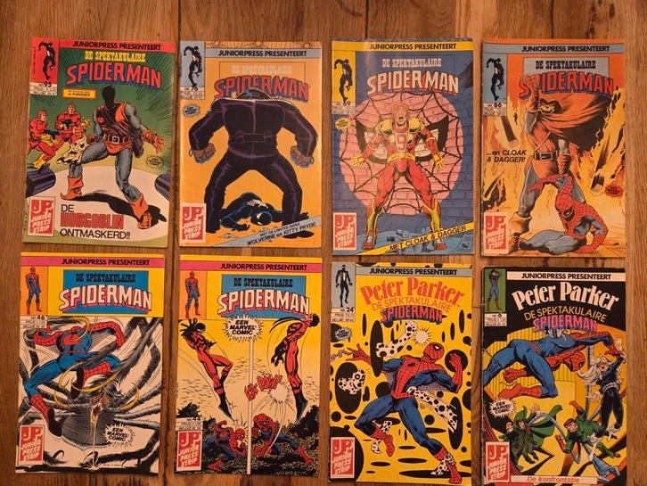 Spider-Man Comics - Juniorpress Collectie, Boeken, Stripboeken, Gelezen, Meerdere stripboeken, Ophalen of Verzenden