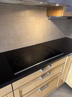 Massief Eiken Kwaliteits Keuken + Bosch + GEDEMONTEERD, Ophalen of Verzenden, Graniet of Steen, Hoekkeuken, Hoogglans of Gelakt