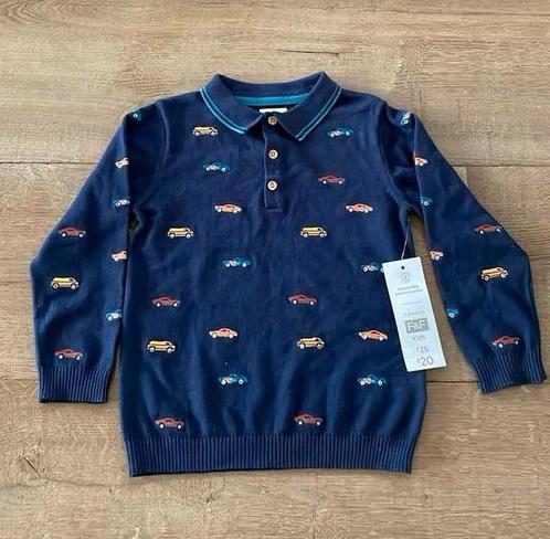 Nieuwe katoenen polo met auto’s van F&F, Kinderen en Baby's, Kinderkleding | Maat 98, Nieuw, Jongen, Trui of Vest, Ophalen of Verzenden