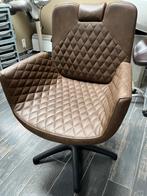 Kappersstoel, Huis en Inrichting, Stoelen, Ophalen, Zo goed als nieuw, Bruin, Twee