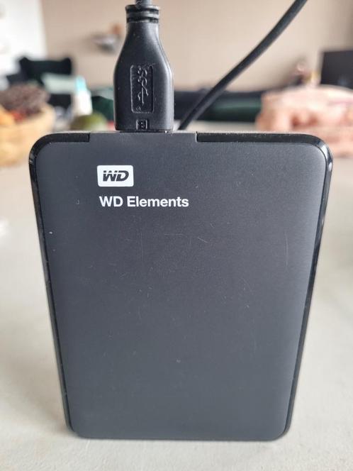 WD Elements 1TB harde schijf, Computers en Software, Harde schijven, Gebruikt, Laptop, Extern, HDD, USB, Ophalen of Verzenden