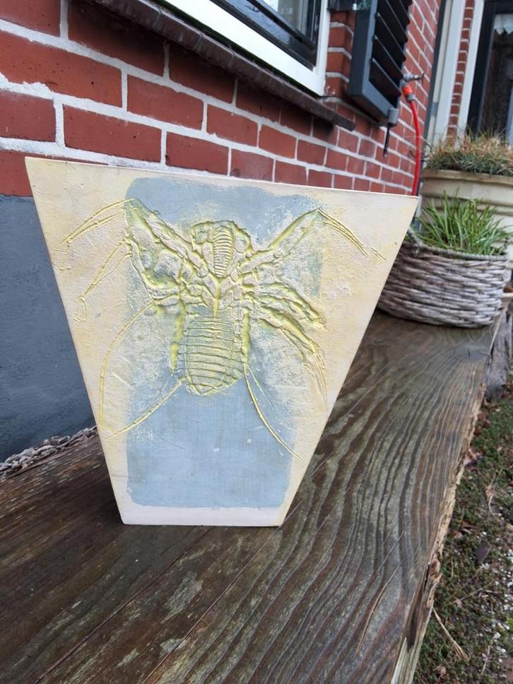 Vintage vaas, atelier Den Haag, jaren '90, Antiek en Kunst, Antiek | Keramiek en Aardewerk, Ophalen of Verzenden