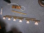 Hanglamp met 6 kelkjes, Ophalen, Gebruikt, Glas, Minder dan 50 cm