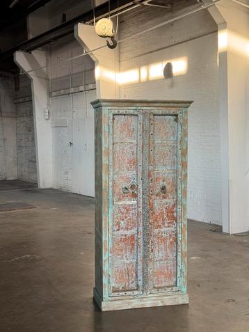 India / Ibiza Style Kast | Turquoise (Antiek) beschikbaar voor biedingen