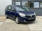 Dacia Lodgy 1.2 TCe Prestige 5p. Airco Cruise Navi Trekhaak, Auto's, Euro 5, Stof, Gebruikt, Zwart