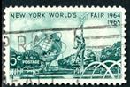 USA Verenigde Staten 1244 - New York´s Fair, Postzegels en Munten, Postzegels | Amerika, Ophalen of Verzenden, Noord-Amerika, Gestempeld