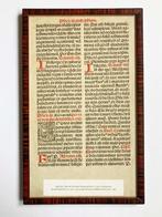 Inkunabel blad 1498 uit het Prager Missaal , 32,5 x 20,3 cm, Antiek en Kunst, Antiek | Religie, Ophalen