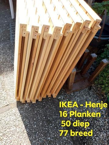 Huizen - IKEA HENJE aangepaste Stellingkast / Stelling 